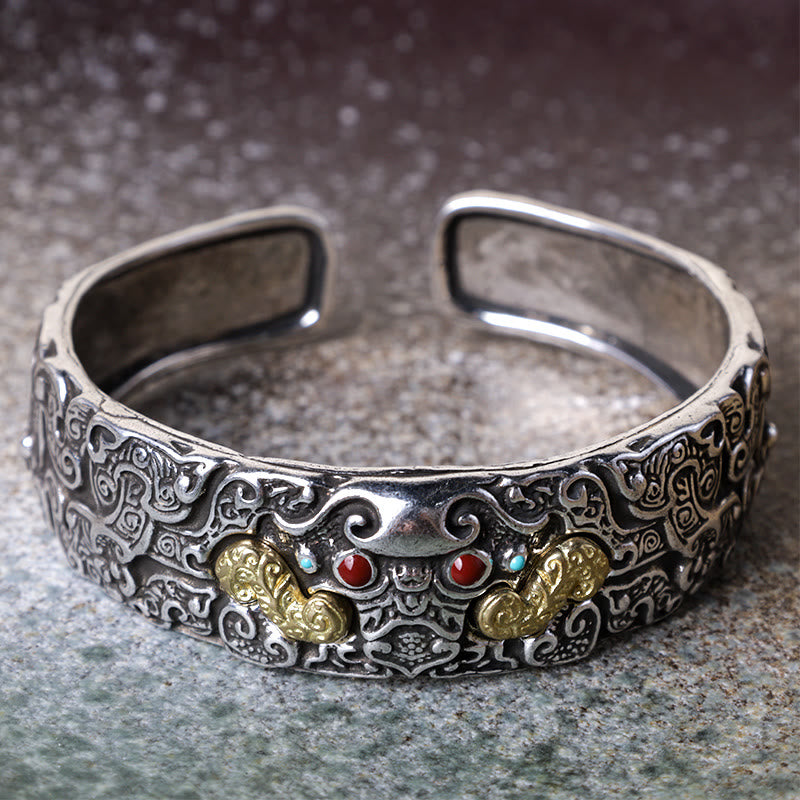 Bracelet de bénédiction PiXiu gravé avec Buddha Stones FengShui