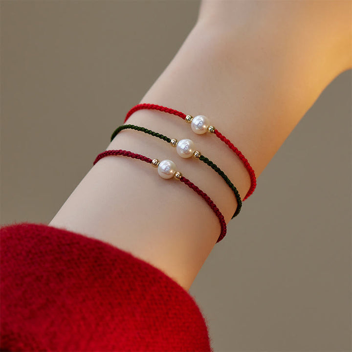 Bracelet tressé en Buddha Stones