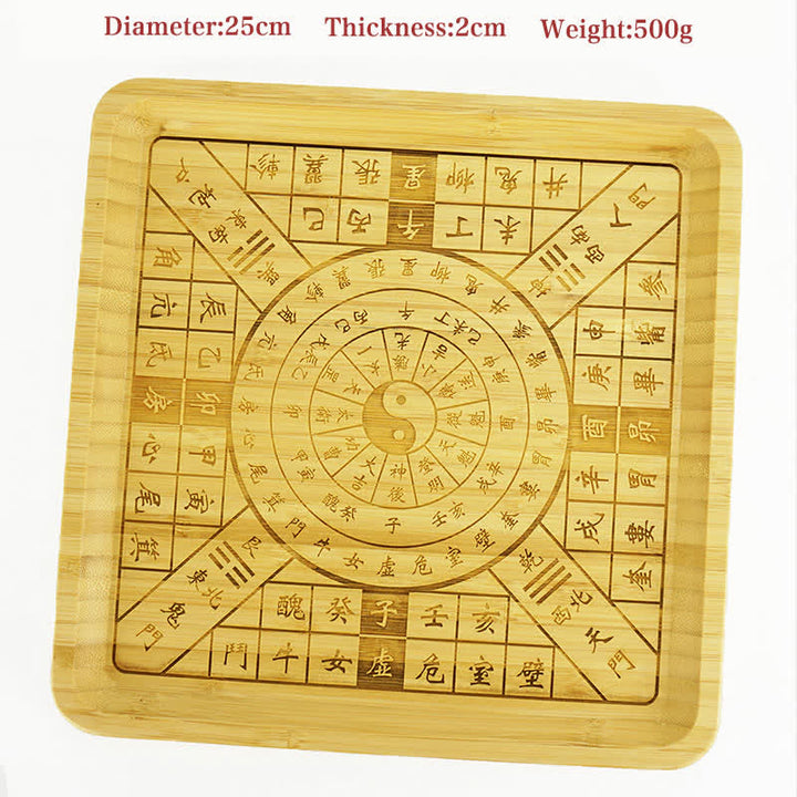 Carte Feng Shui Bambou Bagua Carte Harmonie Énergie - Carte carrée de Bagua - image 11