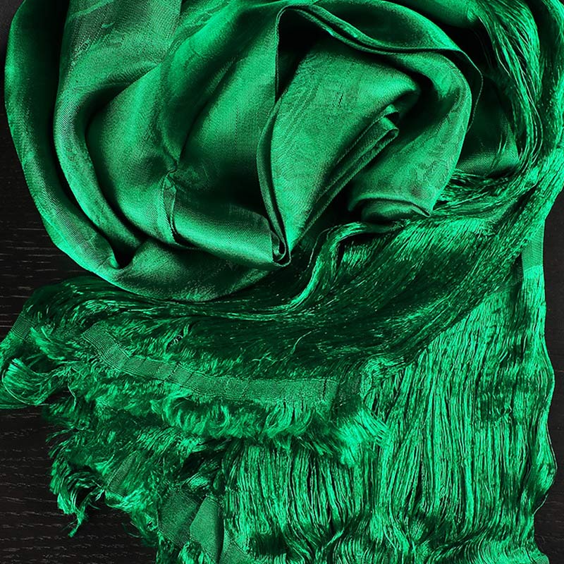 Buddha Stones Bénédiction tibétaine Auspicieux 5 Couleurs Jacquard Khata Décoration - image 1