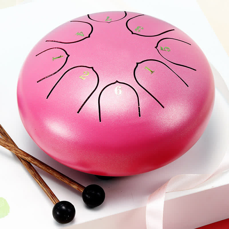 Buddha Stones Kit de batterie de yoga et de méditation avec tambour à langue en acier