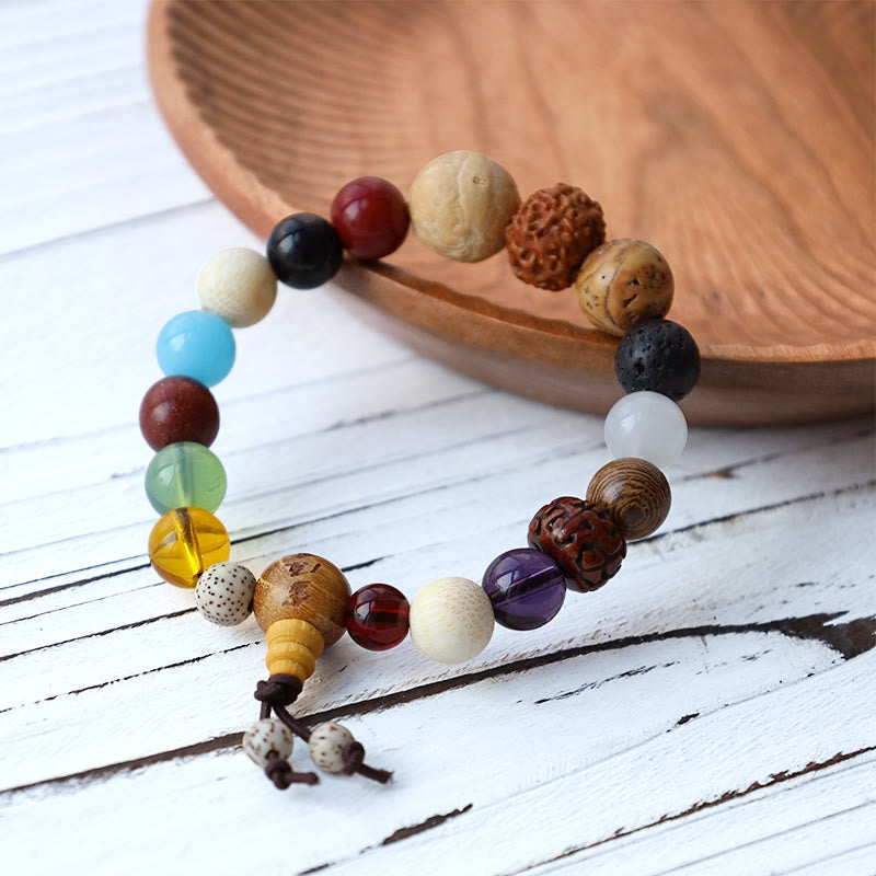 Coffret cadeau de méditation tibétaine en pierre de Bouddha - image 3