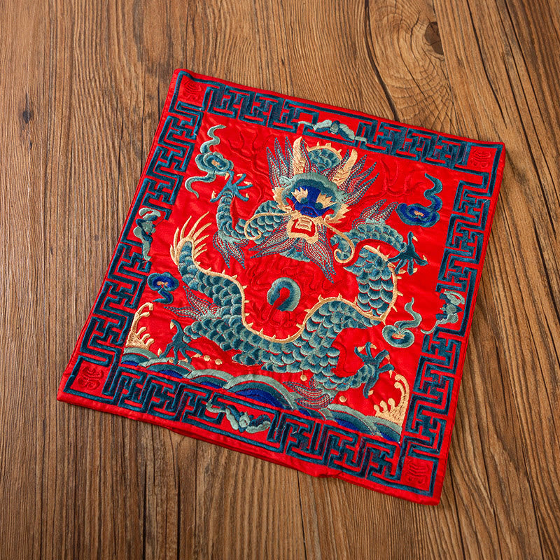 Dessous de Buddha Stones Phoenix Dragon Kirin Dessous de verre pour tasse à thé Dessous de verre Kung Fu