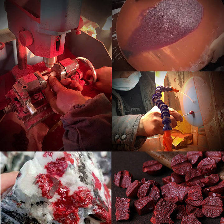 Buddha Stones en argent sterling 925 avec pierres de Bouddha et signe du zodiaque chinois, Bouddha natal, cinabre, Om Mani Padme Hum, calme - image 19