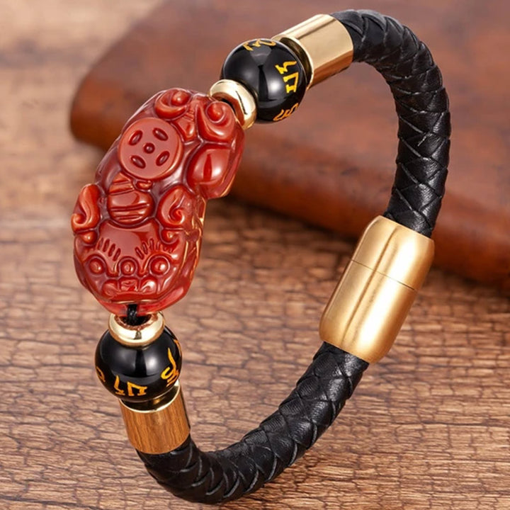 Bracelet Feng Shui Oeil de Tigre Pixiu