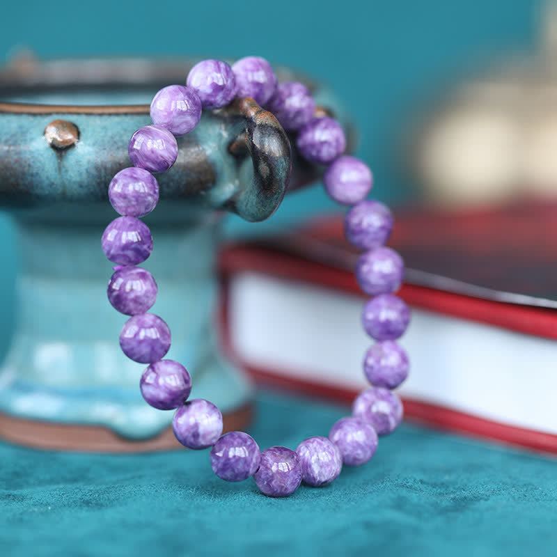 Bracelet de transformation positive en cristal d'améthyste