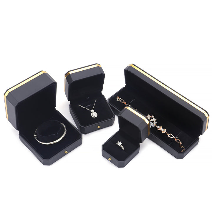Coffret de rangement pour bijoux Coffret cadeau en cuir PU - image 14