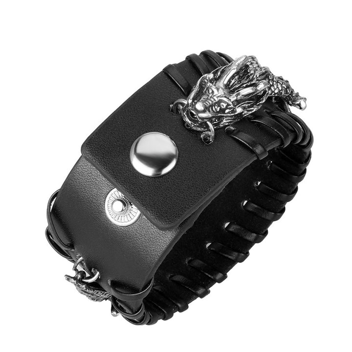 Bracelet de protection en cuir de dragon