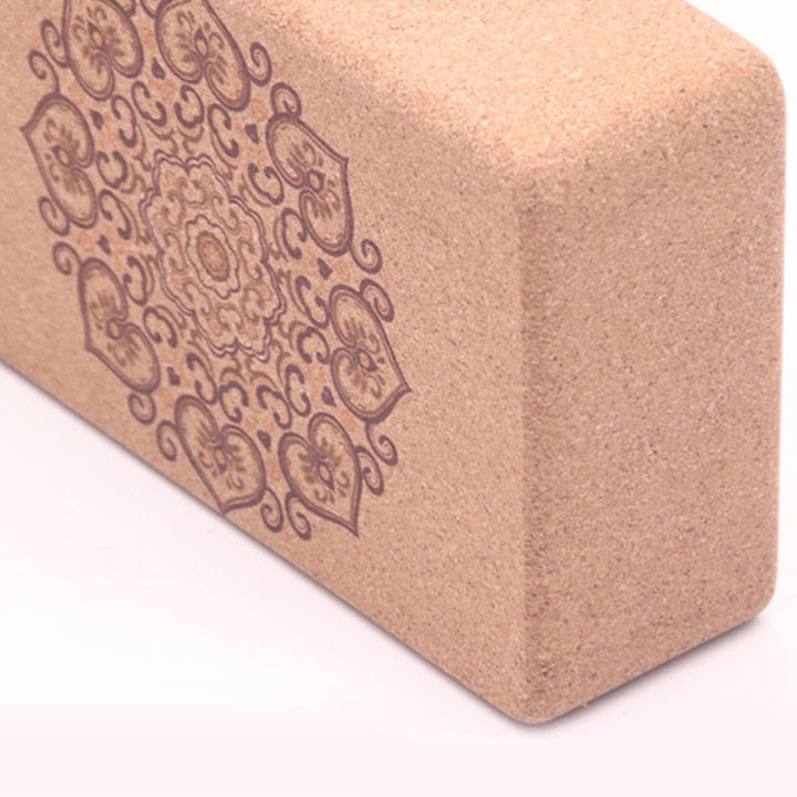 Buddha Stones Bloc de liège pour yoga de pleine conscience Mandala tibétain - image 14