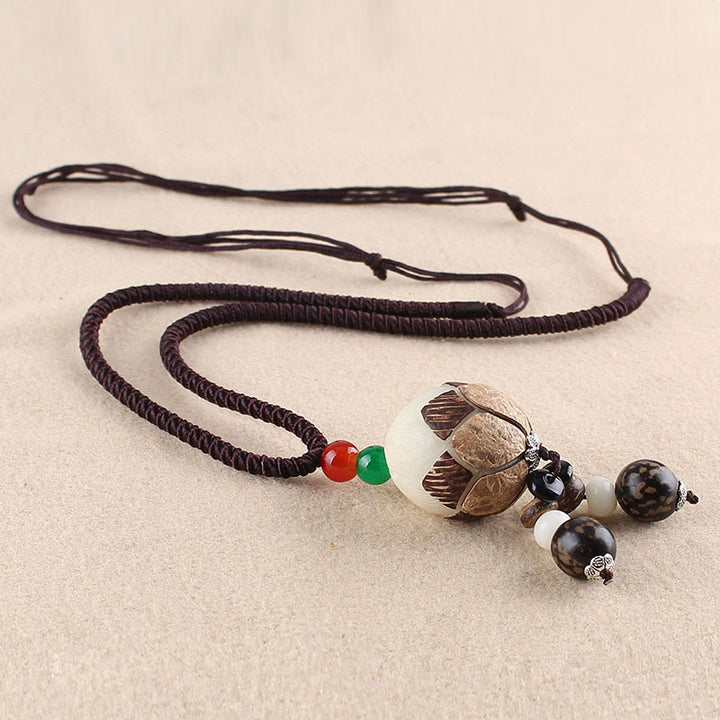 Collier pendentif Buddha Stones Bodhi Seed Lotus Sagesse Harmonie - Graine de Lotus Bodhi - image 14
