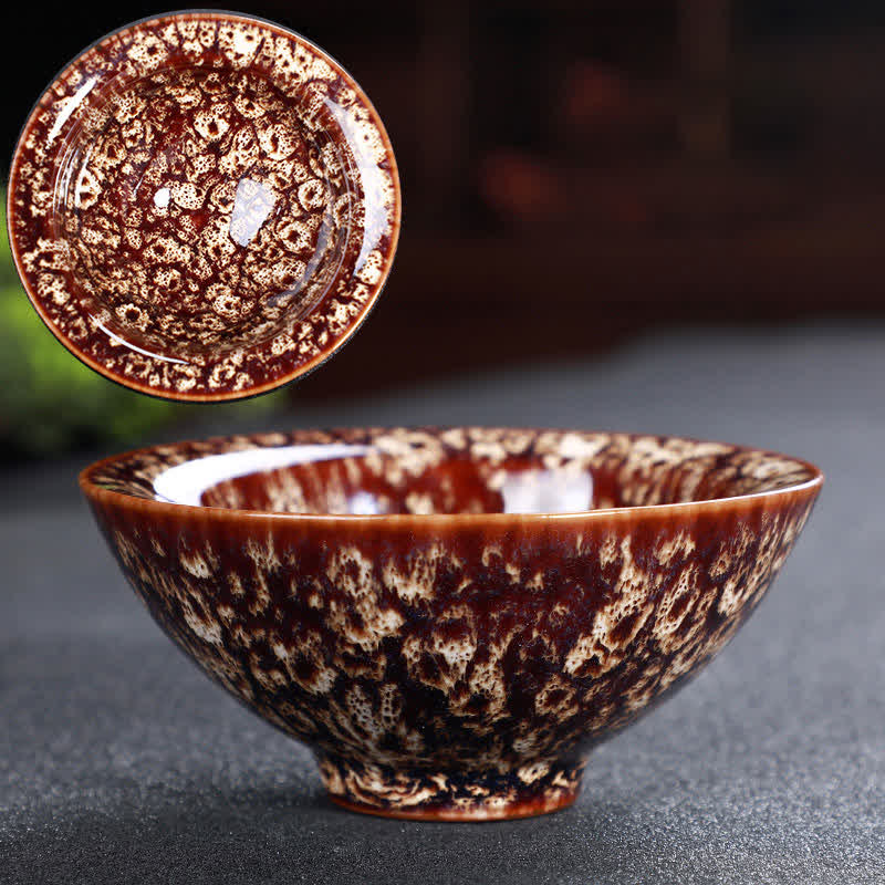 Tasse à thé en céramique colorée avec Buddha Stones pour la maison et le bureau