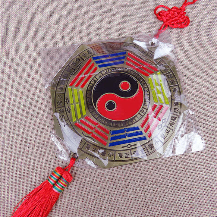 Carte Feng Shui Bagua Nœuds chinois Harmonie Carte énergétique Miroir