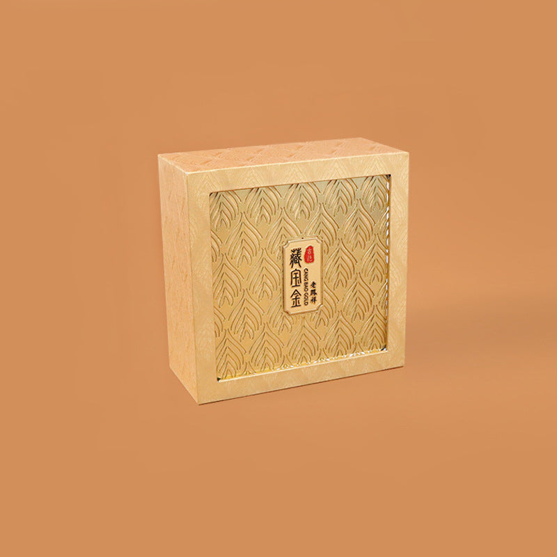 Coffret cadeau à motif de plumes pour rangement de bijoux rétro - image 10
