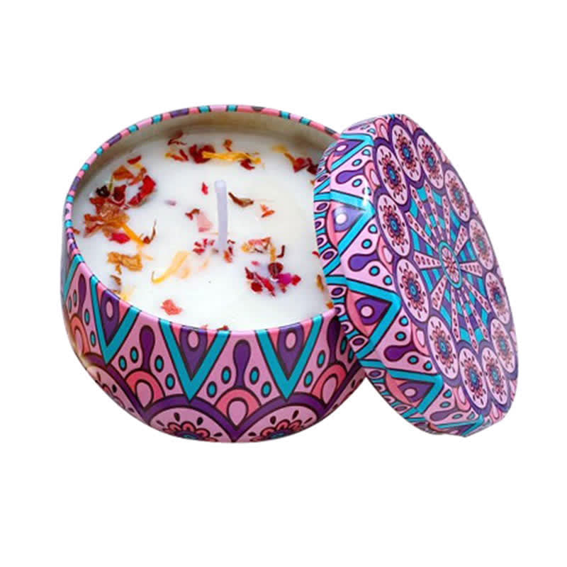 Bougie parfumée à la cire de soja au thé blanc, fleur de gingembre, lavande et gardénia, cadeau pour la famille et les amis - Cerise - image 38