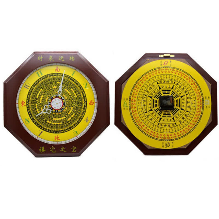 Horloge murale Feng Shui Bagua Map Balance Energy Map