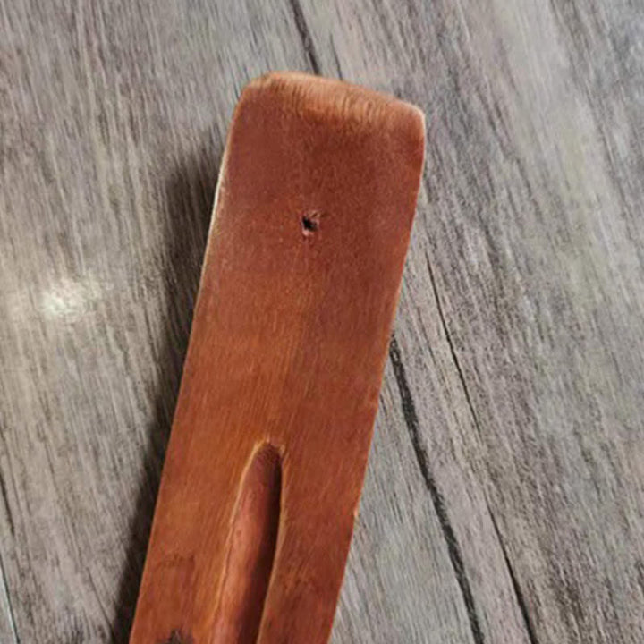 Brûleur d'encens en bois fait à la main (type aléatoire)