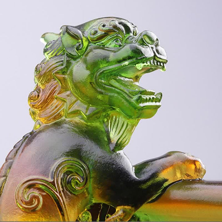 Bol au trésor en cristal PiXiu de Liuli fait à la main, pièce d'art pour décoration de la maison - image 4