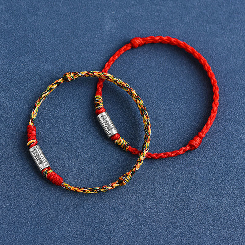 Bracelet de cheville en argent sterling 925 fabriqué à la main avec des Buddha Stones, design tout va bien, protection et force - image 20