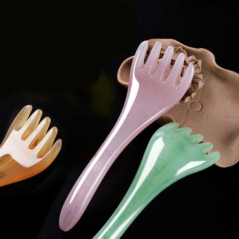 Ensemble d'outils de massage Gua Sha en résine