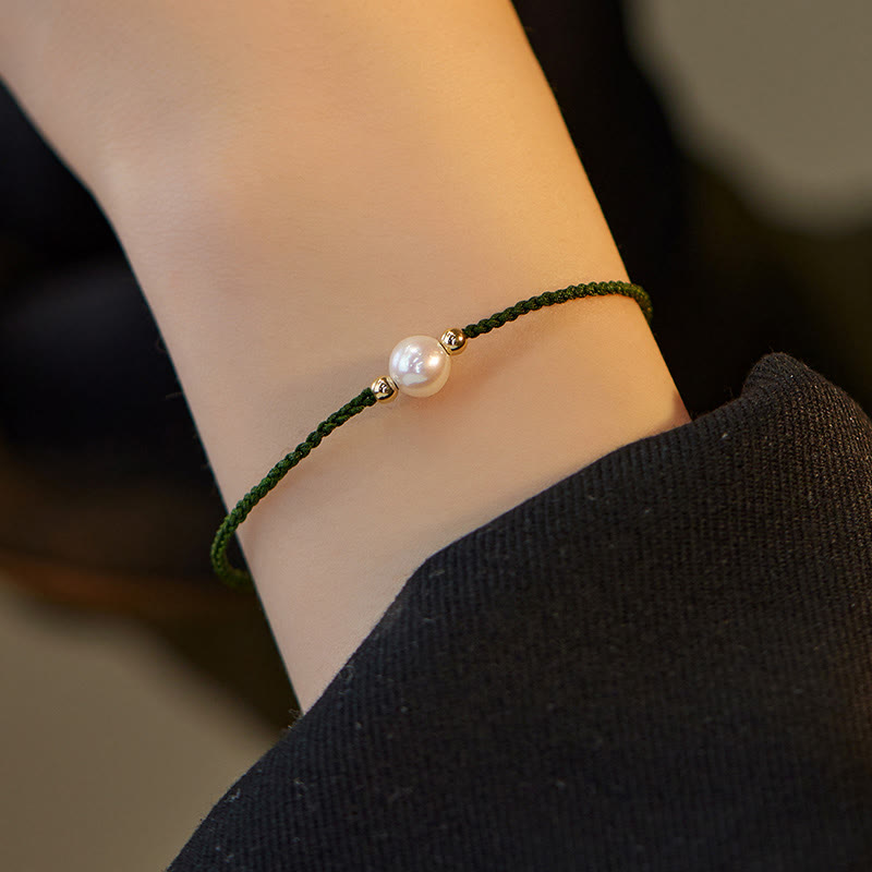 Bracelet tressé en Buddha Stones