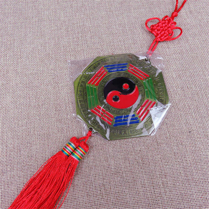 Carte Feng Shui Bagua Nœuds chinois Harmonie Carte énergétique Miroir
