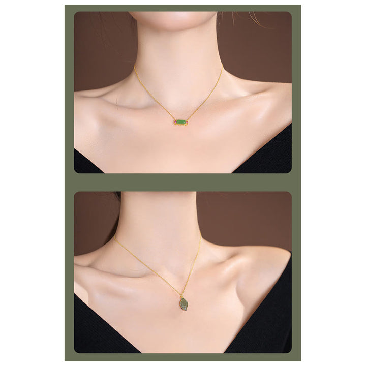 Collier pendentif papillon Bouddha rieur en argent sterling 925 avec jade Hetian naturel cyan - image 25