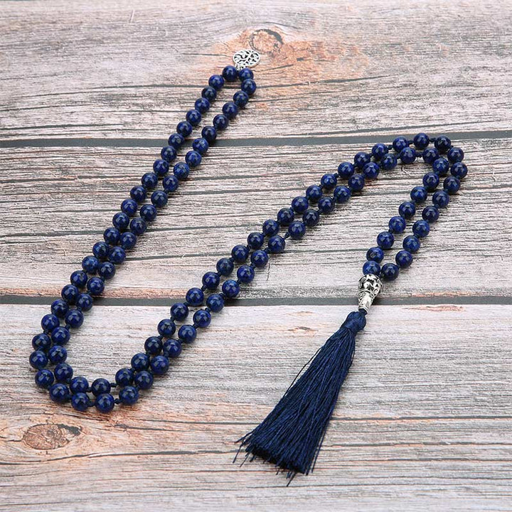 Collier de prière et de méditation avec 108 perles Mala
