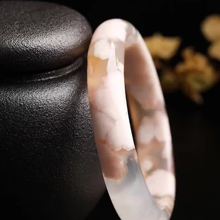 Bracelet de paix en agate Sakura naturelle