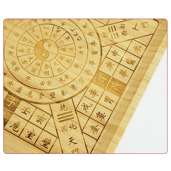 Carte Feng Shui Bambou Bagua Carte Harmonie Énergie
