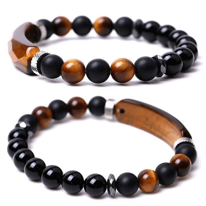 Bracelet de guérison en aventurine bleue naturelle en Buddha Stones