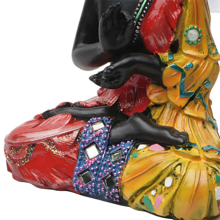 Statue décorative en résine de Bouddha thaïlandais Sérénité