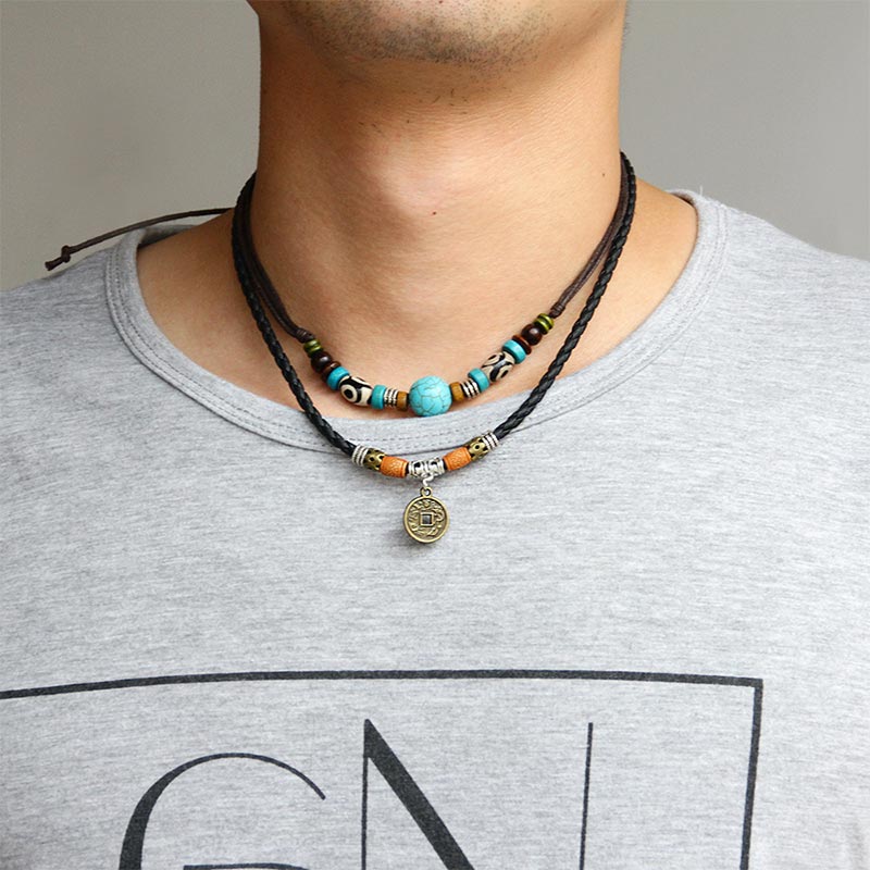 Collier de protection en Buddha Stones