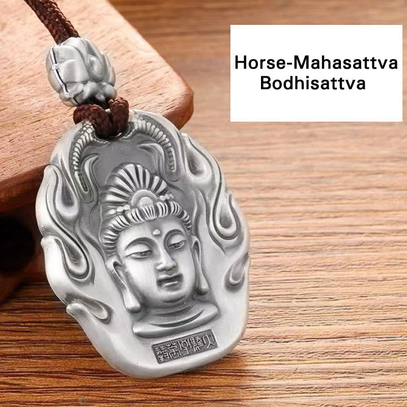 Buddha Stones Bouddha du zodiaque chinois Om Mani Padme Hum Lotus Compassion - Cheval-Mahasattva Bodhisattva - image 15