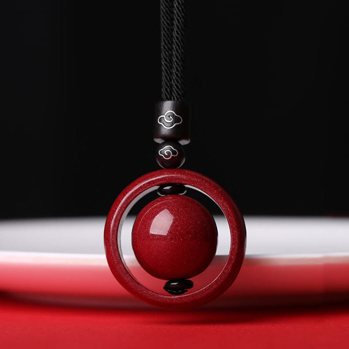 Collier Buddha Stones Om Mani Padme Hum PiXiu - Nuages de bon augure - Corde noire - image 23