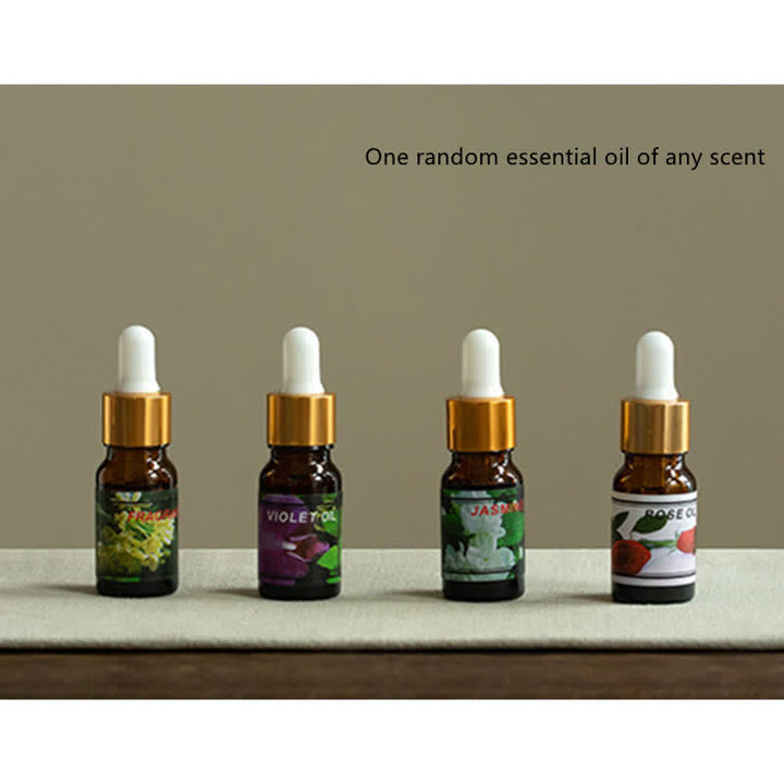 Décorations de guérison apaisantes en forme de fleur de Bouddha en bois de pêcher noir