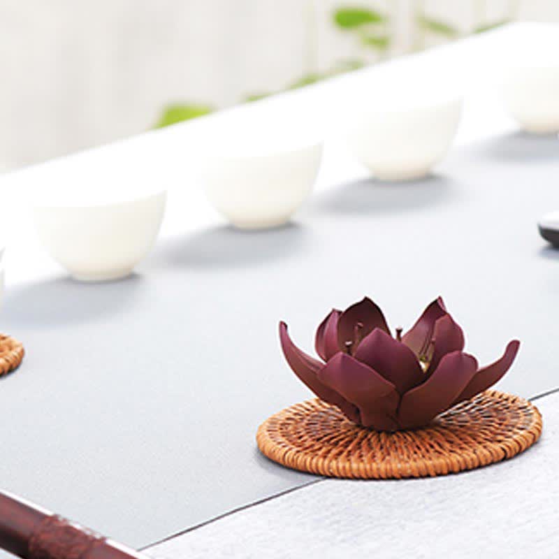 Brûleur d'encens tibétain en Buddha Stones Lotus Positive Peace