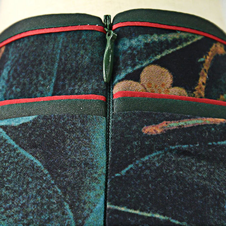 Robe Qipao à imprimé floral rose vintage Buddha Stones pour femme - image 5
