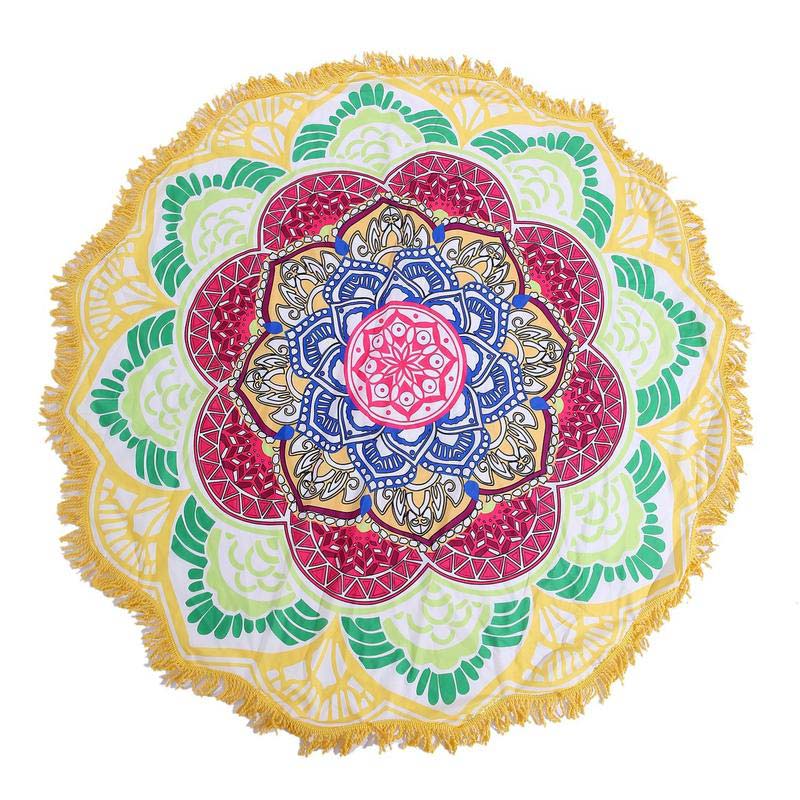 Tapis de décoration tibétain en Buddha Stones de Bouddha et mandala