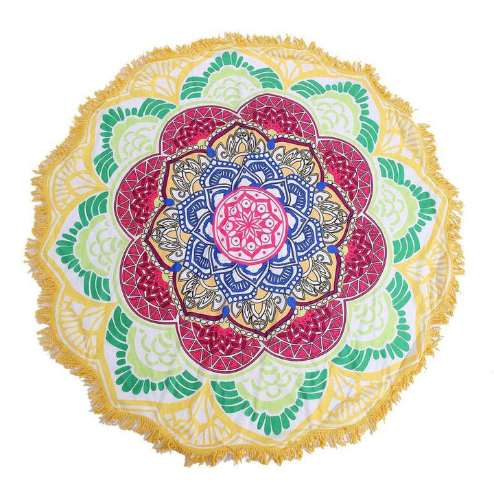 Tapis de décoration tibétain en Buddha Stones de Bouddha et mandala