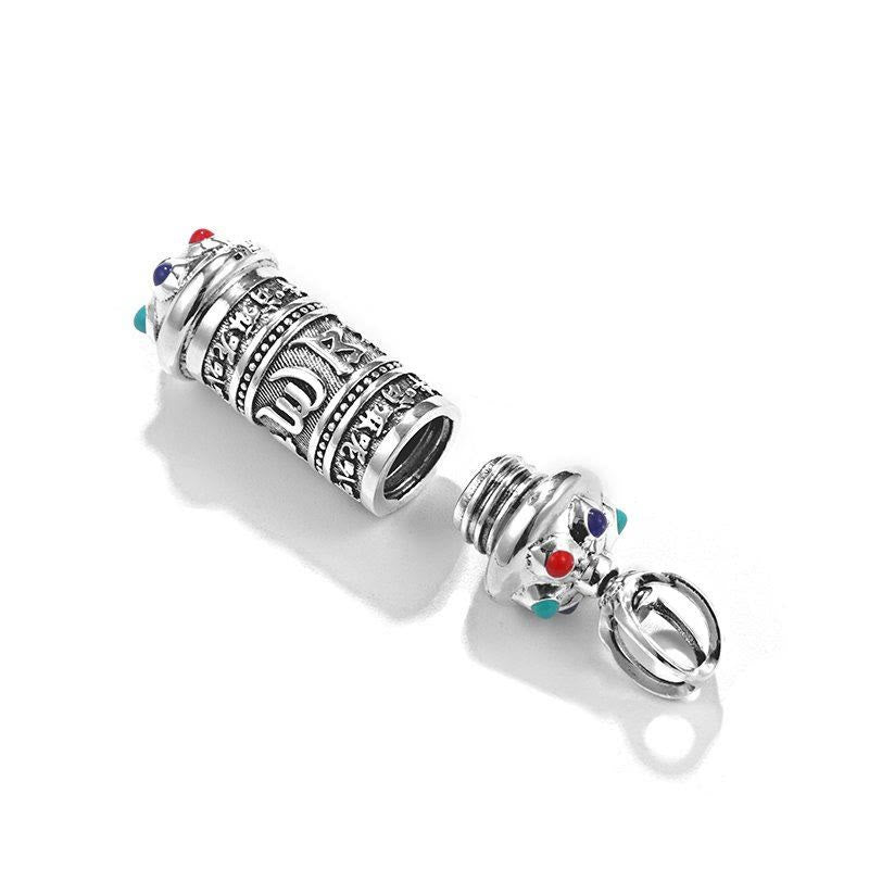 Buddha Stones Tibétain Om Mani Padme Hum Focus Collier Pendentif - image 5