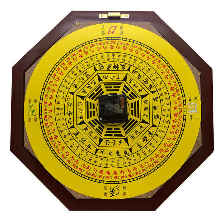 Horloge murale Feng Shui Bagua Map Balance Energy Map
