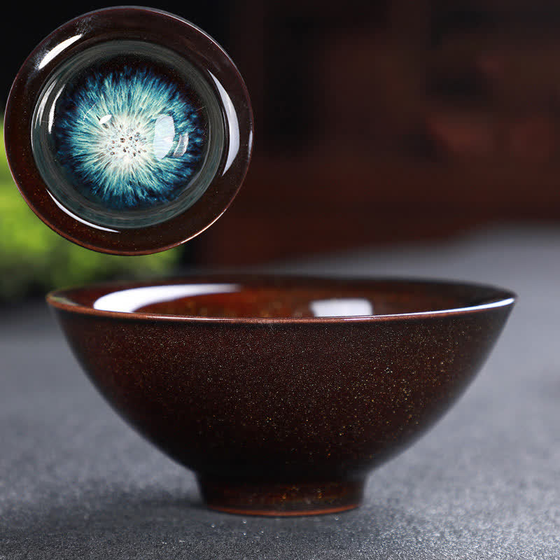 Tasse à thé en céramique colorée avec Buddha Stones pour la maison et le bureau