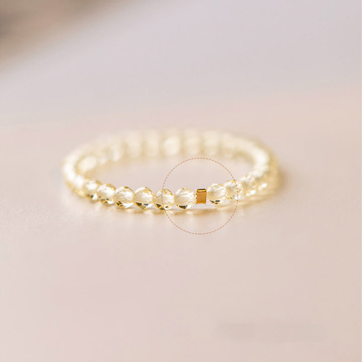 Bague de bonheur et de prospérité en citrine naturelle Buddha Stones - image 12