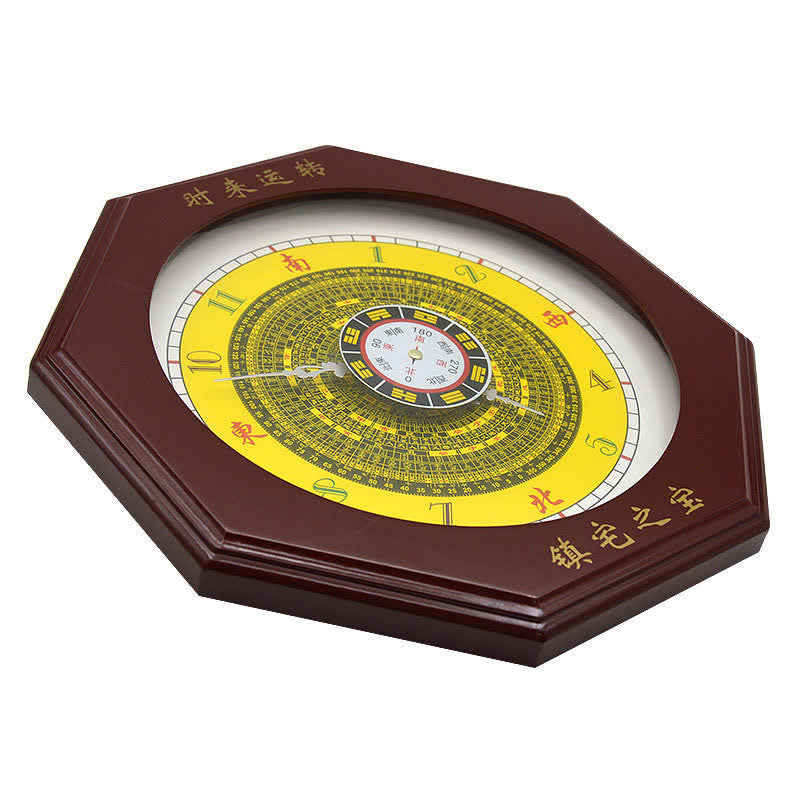 Horloge murale Feng Shui Bagua Map Balance Energy Map