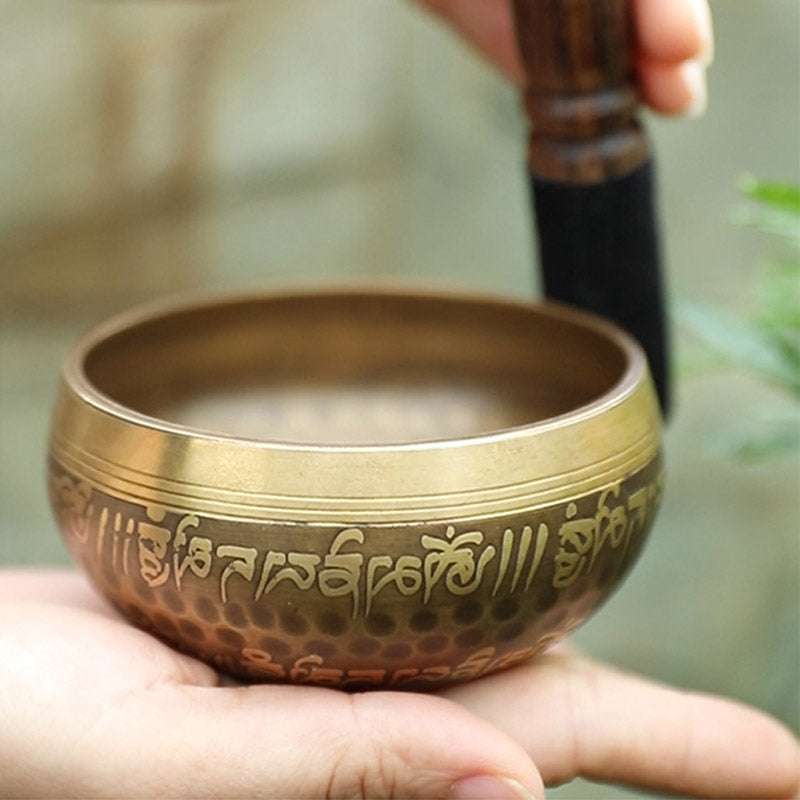 Bol chantant tibétain artisanal pour le yoga et la méditation - image 1