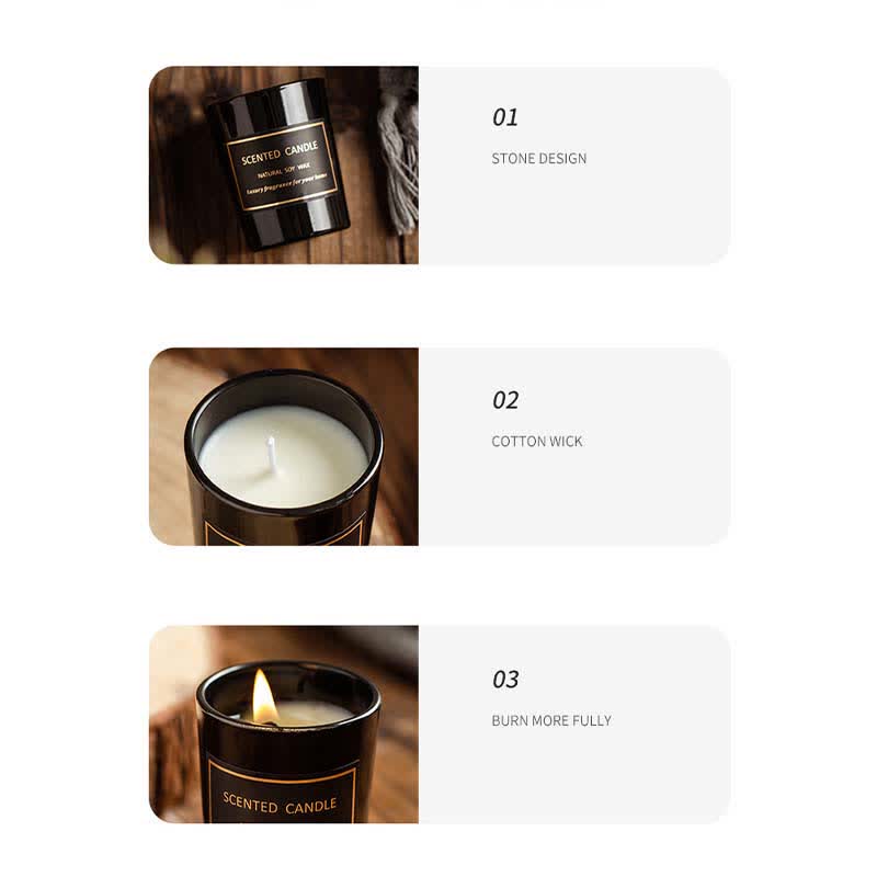 Bougie parfumée à la cire de soja et à l'aromathérapie avec parfum de poire et de freesia Blue Bell - image 14