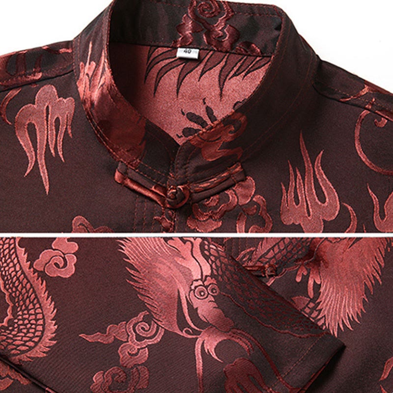 Costume Tang en Buddha Stones pour hommes, vêtements traditionnels chinois Hanfu, chemise de Kung Fu, uniforme, manteau à manches longues, hauts et pantalons, vêtements pour hommes - image 6