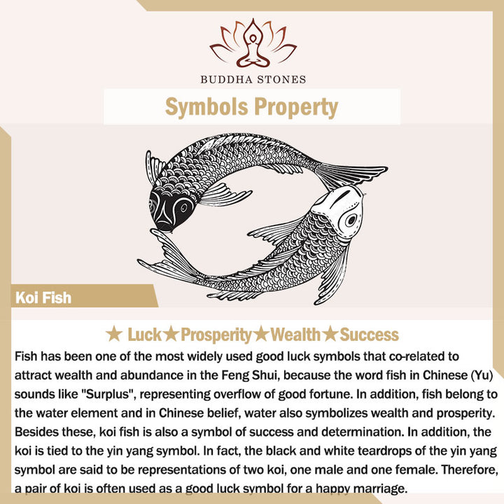 Collier pendentif protection lotus poisson koi en argent sterling 925 et jade blanc Buddha Stones - image 12