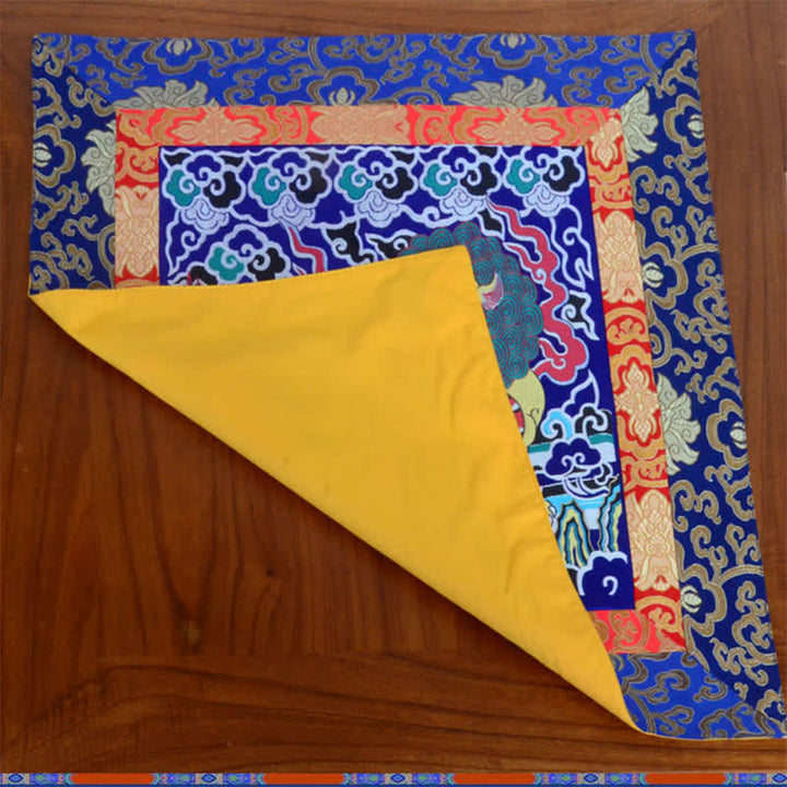 Tapis d'autel de prière Fengshui Kirin Tapis de méditation de guérison Symbole de bon augure