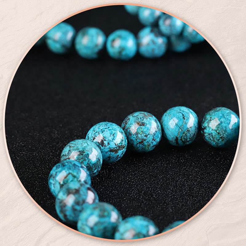 Bracelet force et courage en pierre naturelle de phénix Buddha Stones